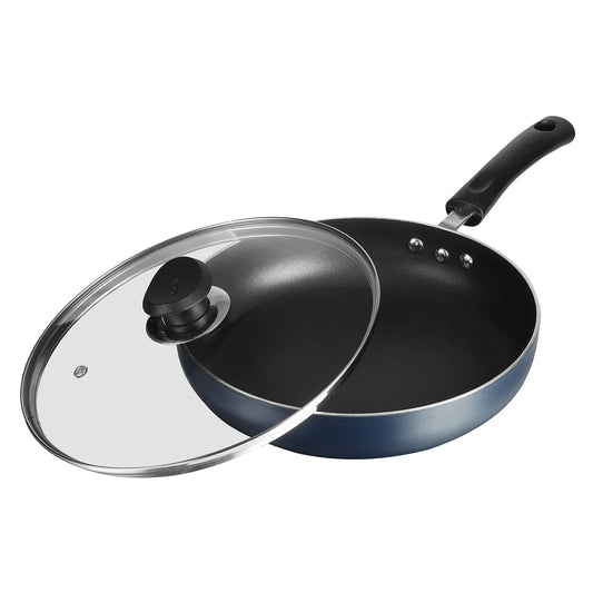 Vinod Zest Deep Frypan [with Glass Lid]