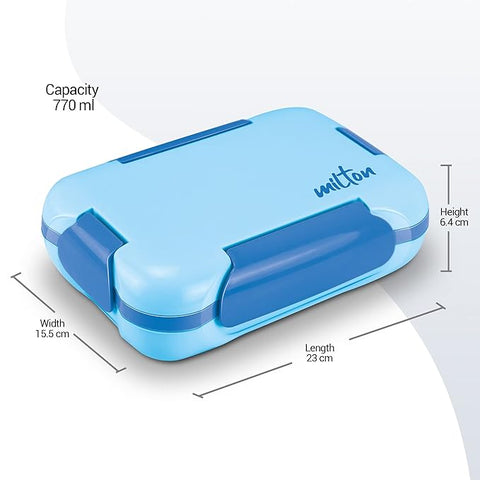 MILTON More Meal Large Steel Lunch Box