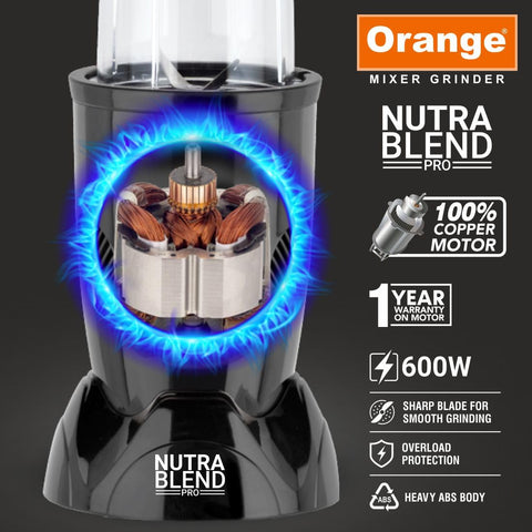 Orange Mixer Grinder