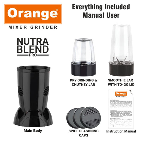 Orange Nutra Blend Pro Mixer