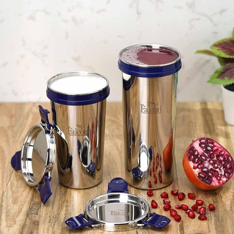 Pdd falcon Stainless Steel Eco Nxt Glass/Tumbler with Steel Lid and Extra clamp