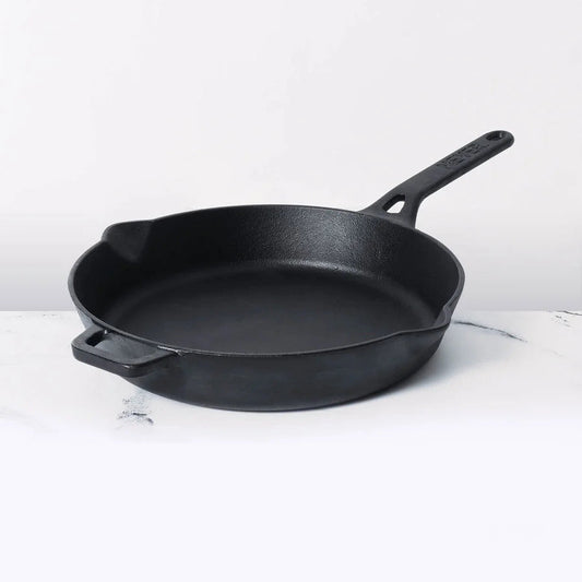 Meyer Pre-Seasoned Cast iron Frypan/Skillet single handle, 26cm