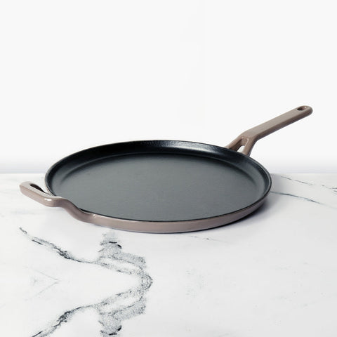 Meyer Enamel Cast Iron Flat Dosa Tawa, 28cm