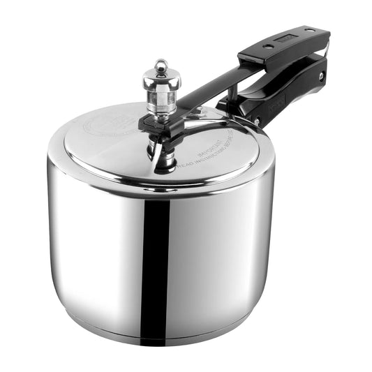 Vinod 18/8 Stainless Steel Sandwich Bottom Inner Lid Pressure Cooker