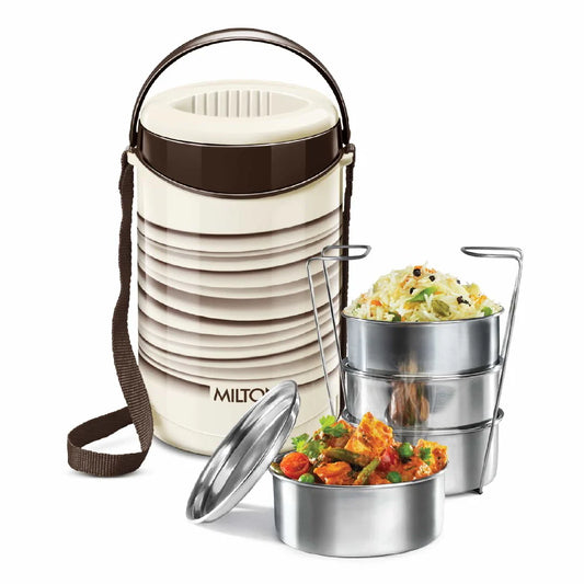 Econa Insulated Tiffin 4 Container - Purple