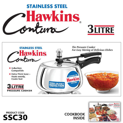 Hawkins Stainless Steel Contura Pressure Cooker