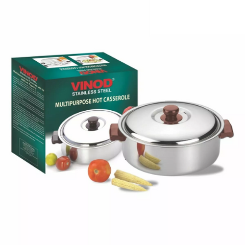 Vinod Stainless Steel Multipurpose Hot Casserole