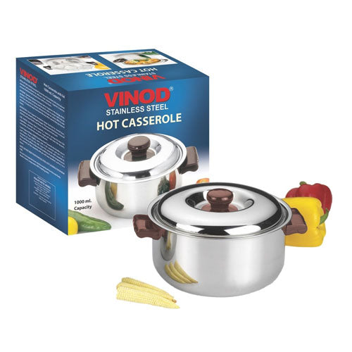 Vinod Stainless Steel Hot Casserole 1000 ml